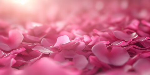 Obraz premium pink rose petals