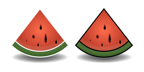 sweet melon fruit logo,favicon and icon vector illustration concept.