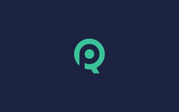 letter qp with circle logo icon design vector design template inspiration