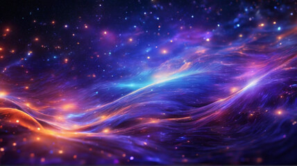 Fototapeta premium Colorful abstract space background, colorful universe background