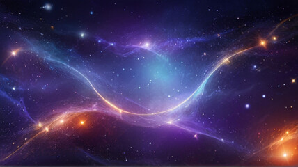 Fototapeta na wymiar Colorful abstract space background, colorful universe background