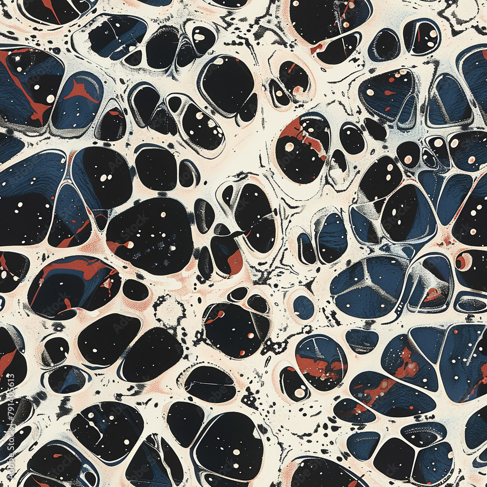 Poster reticulated seamless patterns background