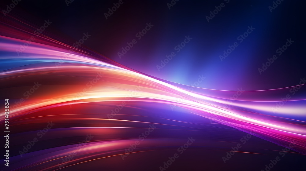 Aufkleber modern abstract high-speed light effect. abstract background with curved beams of light. technology 