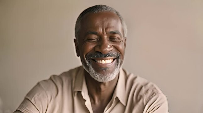 Grace in Grin: Unveiling the Genuine Smile of a Mature Man