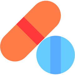 Medicine, tablets, pills, drugs, capsule Icon