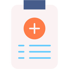 Fototapeta premium clipboard, medical, patient, patient report, report Icon