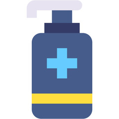 sanitizer, hand sanitizer, alcohol gel, antibacterial gel, hydrochloric gel Icon