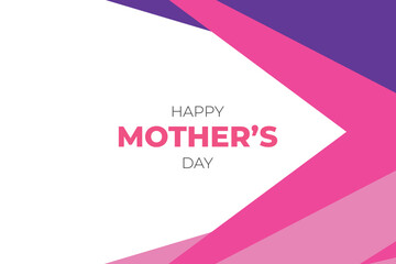 Happy Mothers Day Colourful Abstract Background