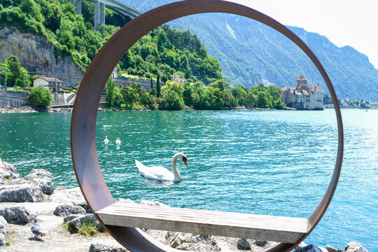 Beautiful landscape of Montreux, Switzerland
