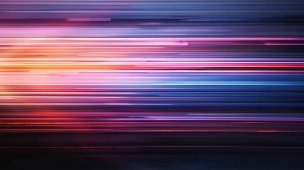 Abstract horizontal lines background. Streaks are blurry in motion