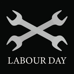 labour day logo design vector template