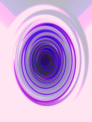 a purple and pink abstract image of a circle.