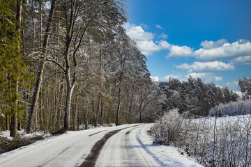 Winter in Warmia, Poland