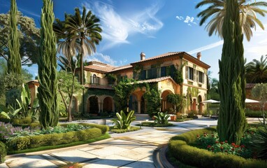 Terracotta Treasures, Unveiling the Elegance of a Mediterranean Villa, Terrace Delights Await