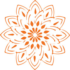 Beautiful mandala art, vector mandala design
