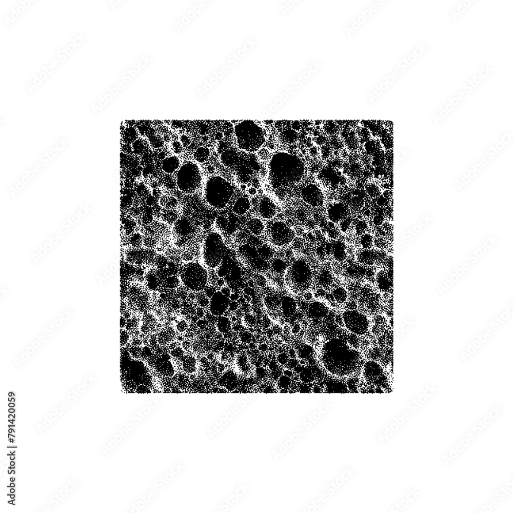 Poster vector bitmap dithering matrix circle pattern