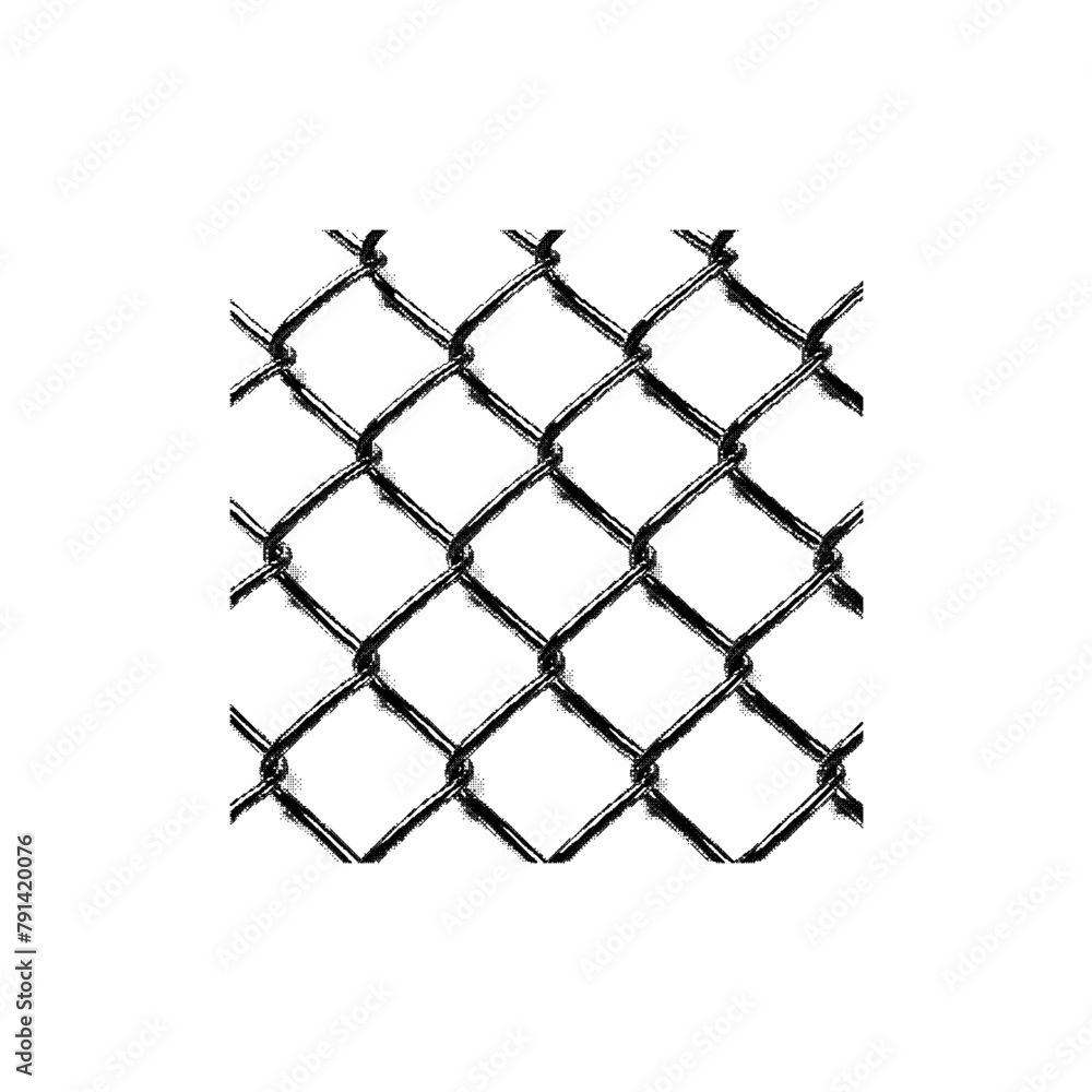 Poster vector bitmap pixel prison grid pattern