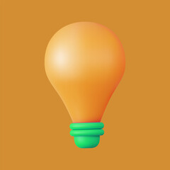 light lamp bulb vector illustration