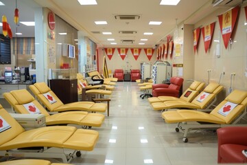 International world blood donor day. Image and postcard