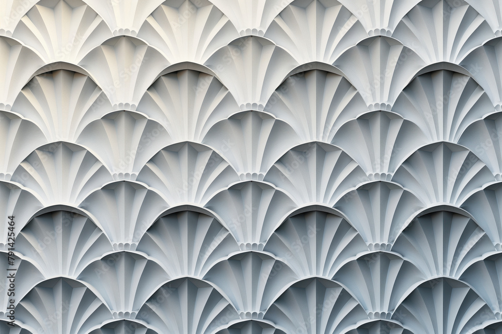 Poster sophisticated abstract 3d pattern. japanese and scandinavian style. art deco. background image. crea