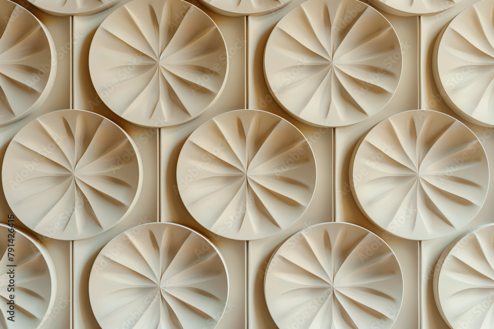 Poster sophisticated abstract 3d pattern. japanese and scandinavian style. background image. created with g