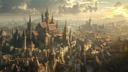Cities that are reminiscent of medieval fantasy