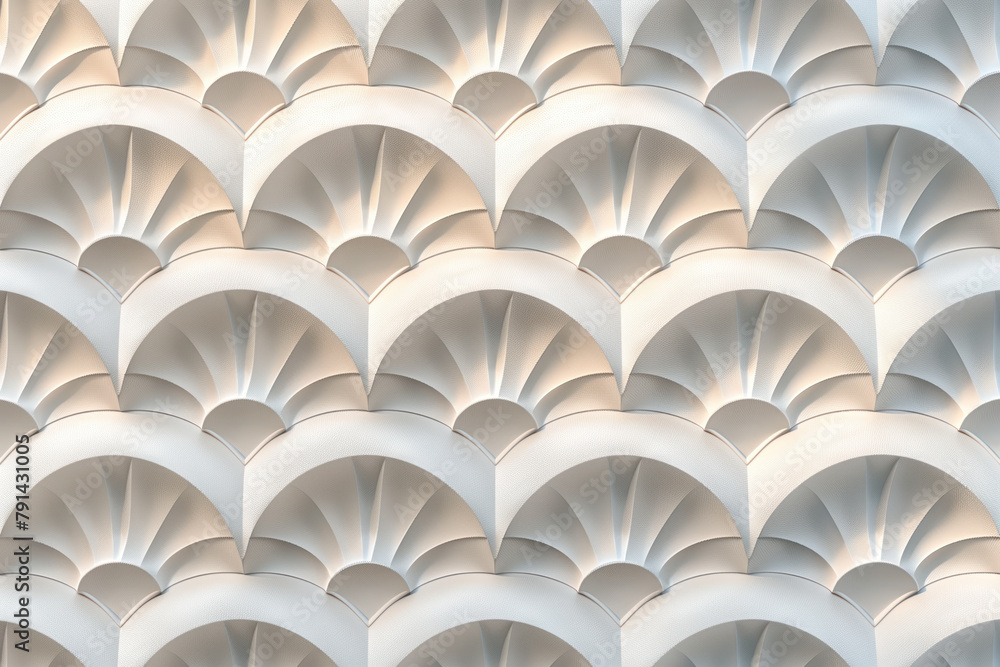 Poster sophisticated abstract 3d pattern. japanese and scandinavian style. background image. created with g
