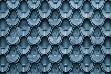 Sophisticated abstract 3d pattern. Japanese and Scandinavian style. Background image. Created with Generative AI technology.