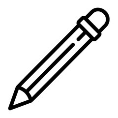 Fototapeta premium pencil outline icon