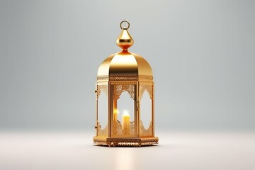 Eid mubarak and ramadan kareem greetings with islamic lantern and mosque. Eid al fitr background