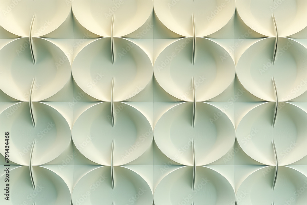 Poster sophisticated abstract 3d pattern. japanese and scandinavian style. background image. created with g