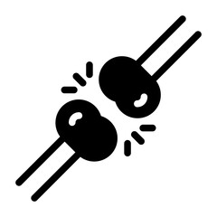 bone vector icon. medicine icon solid line style. perfect use for logo, presentation, website, and more. modern icon design glyph style