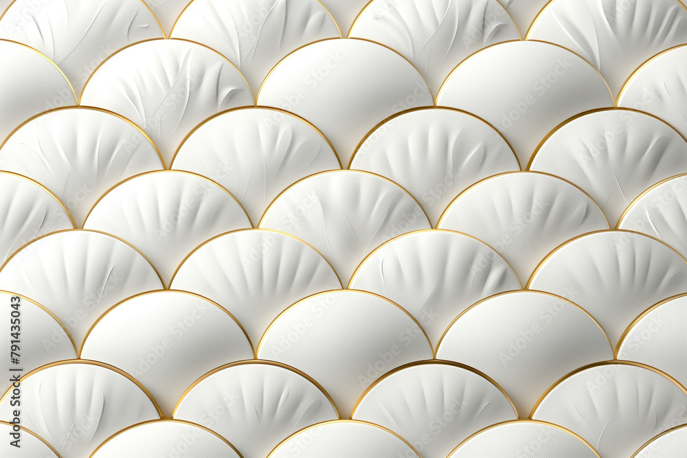 Poster sophisticated abstract 3d pattern. japanese and scandinavian style. art deco. background image. crea