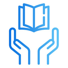 book gradient icon