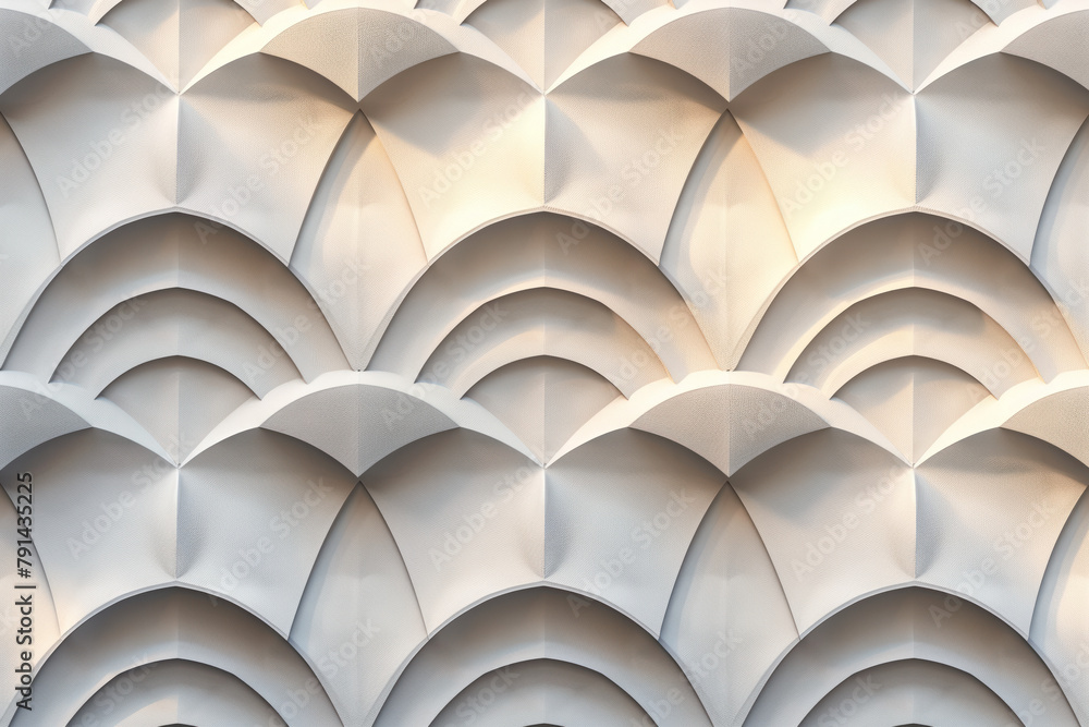 Poster sophisticated abstract 3d pattern. japanese and scandinavian style. art deco. background image. crea