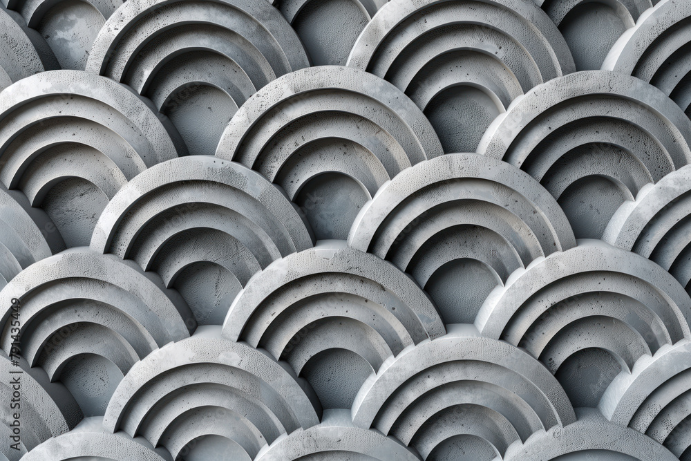 Poster sophisticated abstract 3d pattern. japanese and scandinavian style. background image. created with g