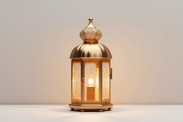 Eid mubarak and ramadan kareem greetings with islamic lantern and mosque. Eid al fitr background