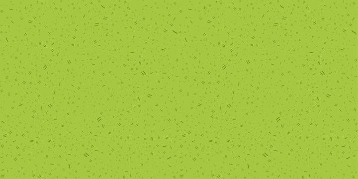 Cartoon Bright Green Grass Seamless Pattern. Fresh grass seamless pattern. Vector.