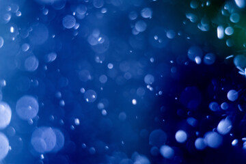 Abstract background - bubbles in dark water.