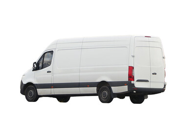 Commercial delivery truck. Customer Satisfaction Delivered on Van