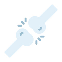 bone vector icon. medicine icon flat style. perfect use for logo, presentation, website, and more. modern icon design color style