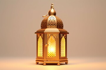Eid mubarak and ramadan kareem greetings with islamic lantern and mosque. Eid al fitr background