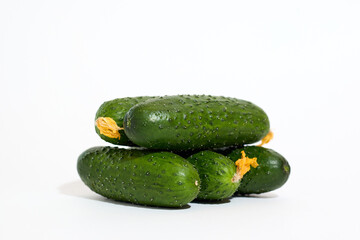 Pile of Green Cucumbers