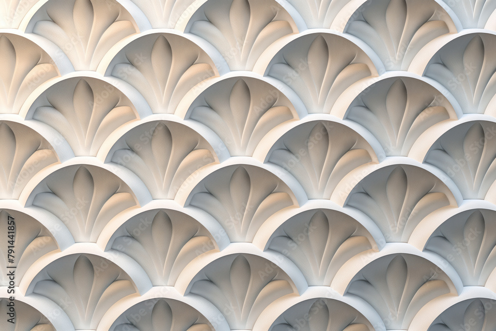 Poster sophisticated abstract 3d pattern. japanese and scandinavian style. background image. created with g