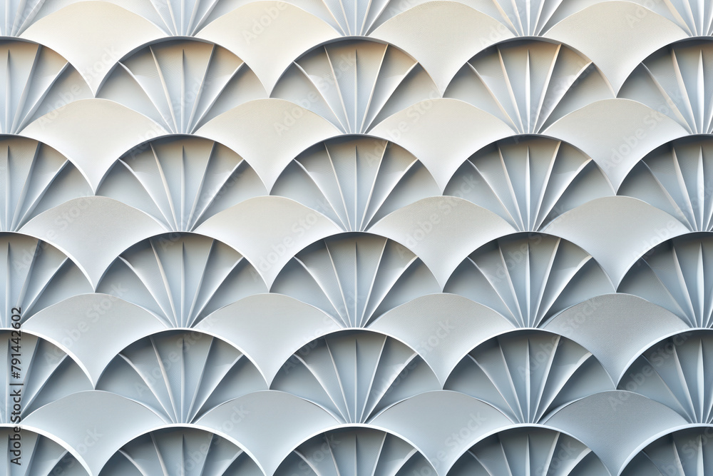 Poster sophisticated abstract 3d pattern. japanese and scandinavian style. art deco. background image. crea