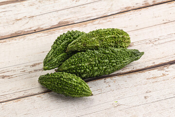 Green raw bitter lemon vegetables