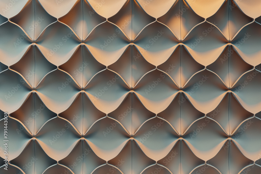 Poster sophisticated abstract 3d pattern. japanese and scandinavian style. background image. created with g