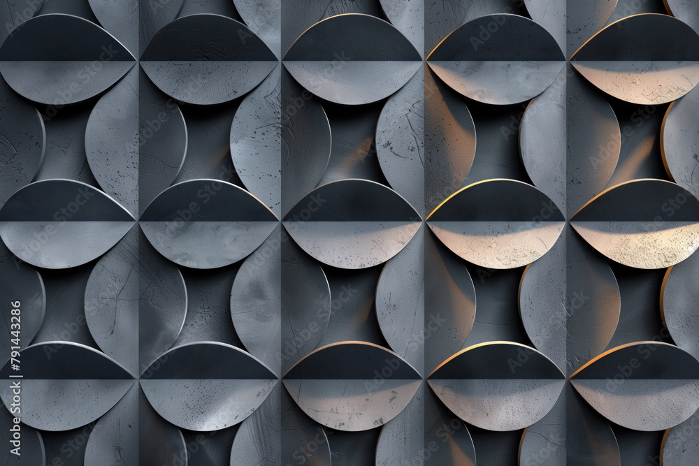 Poster sophisticated abstract 3d pattern. japanese and scandinavian style. background image. created with g