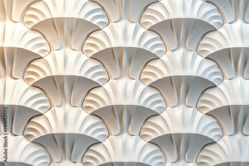 Poster sophisticated abstract 3d pattern. japanese and scandinavian style. background image. created with g
