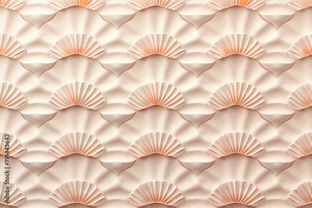 Poster sophisticated abstract 3d pattern. japanese and scandinavian style. art deco. background image. crea